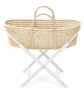 MOSES BASKET AHOJBABY + SMART WHITE STAND