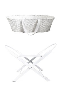 MOSES BASKET PAPER DREAM + STAND SMART WHITE