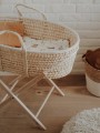 Stojak Smart naturalny do kosza mojżesza w pokoju