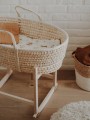 Kołyska RockingBaby - naturalna z koszem mojżesza Ahojbaby