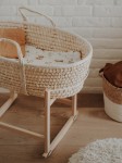 Kołyska RockingBaby lakierowana z koszem mojżesza Ahojbaby - detale